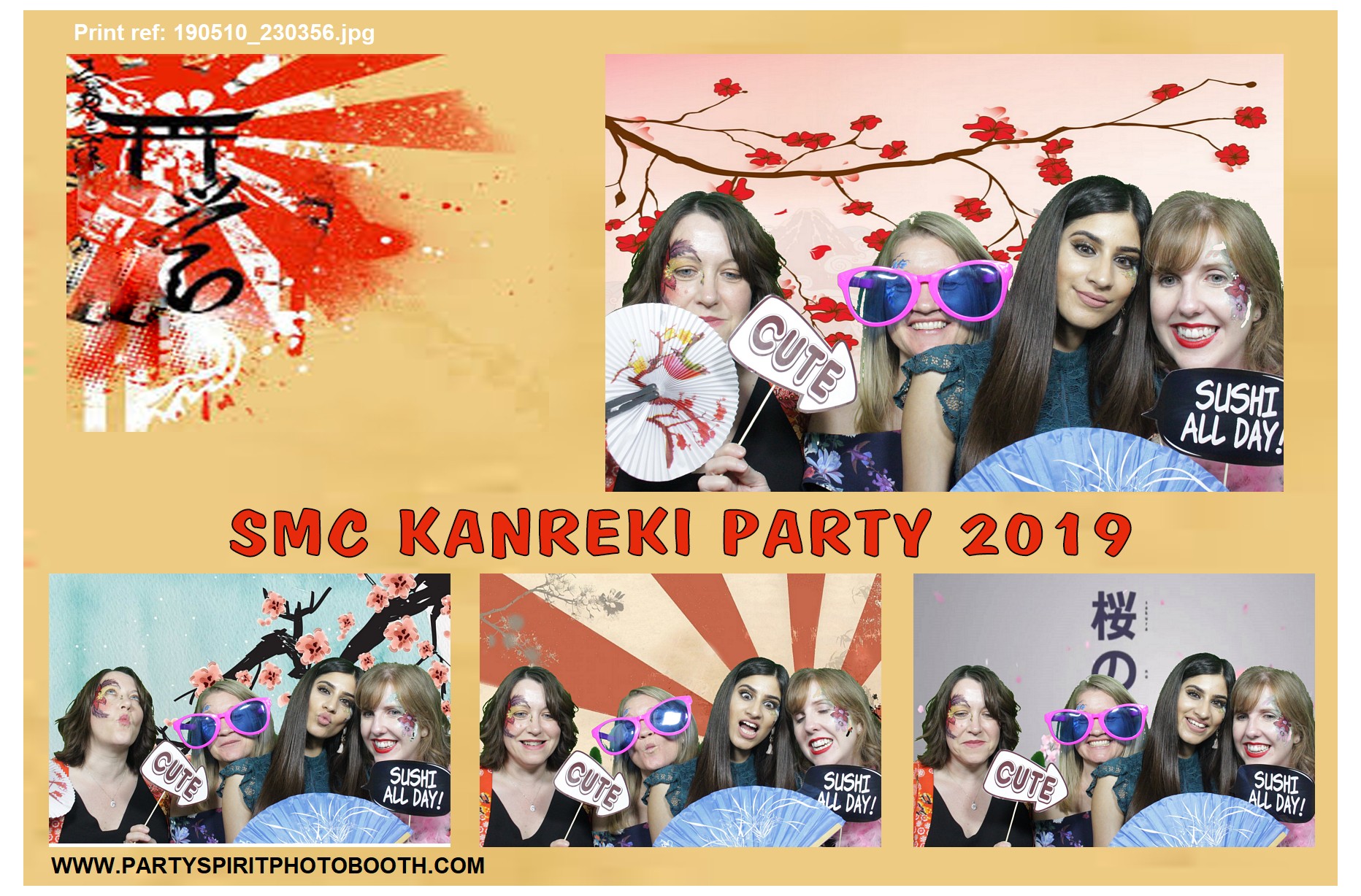 60th Japanese Theme Event | View more photos from the event at gallery.partyspiritphotobooth.com/u/PartySpiritPhotoBooth/60th-Japanese-Theme-Event